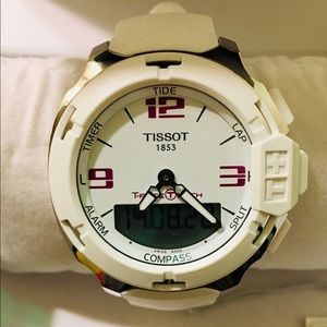 NiB TiSSOT T-RACE T-TOUCH anadigi unisex watch !